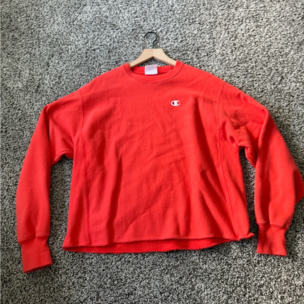 Champion Red Sweatshirt